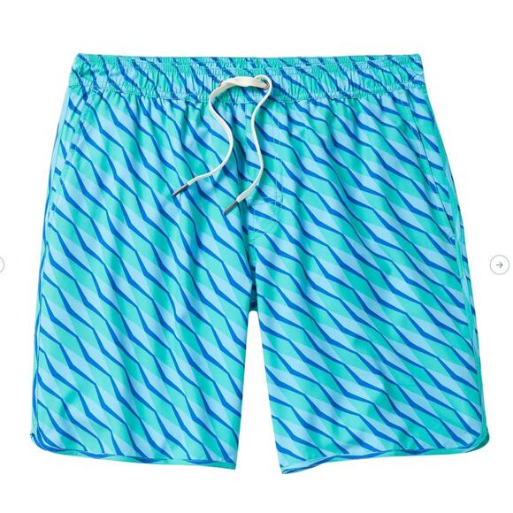 Fair Harbor Men’s XXL Mastros-Anchor Trunk Green Seabay Boardshorts NWT - Picture 4 of 7